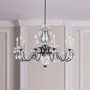 Traditional Crystal 1260 Bagatelle 13-lt 35" Chandelier