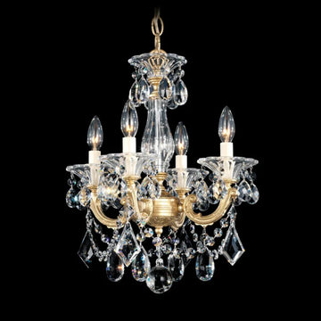 Traditional Crystal 5344 La Scala 4-lt 15" Chandelier