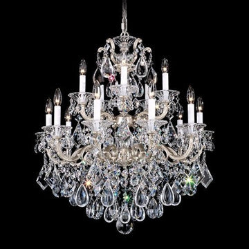 Traditional Crystal 5075 La Scala 15-lt 28" Chandelier