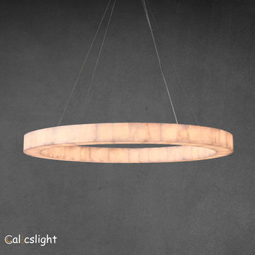 Raines Alabaster Round Chandelier 60"