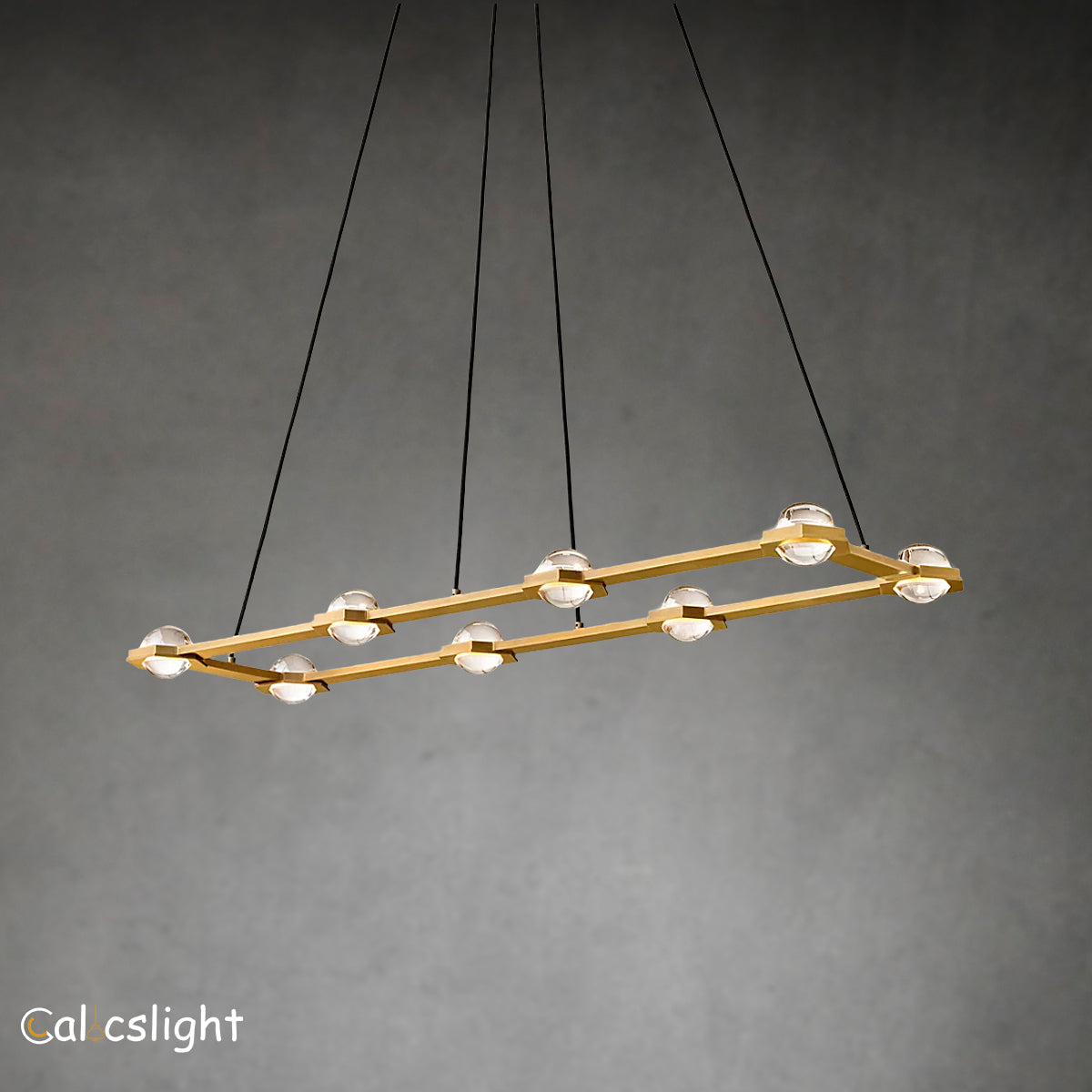 Elegant Rectangular Chandelier 54" 72"