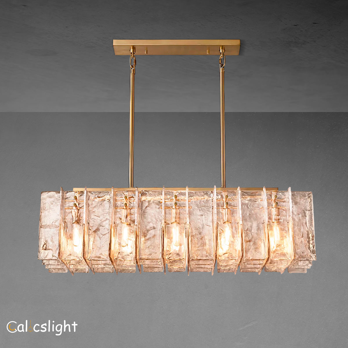 Ladika Linear Chandelier 49" 10-Lights