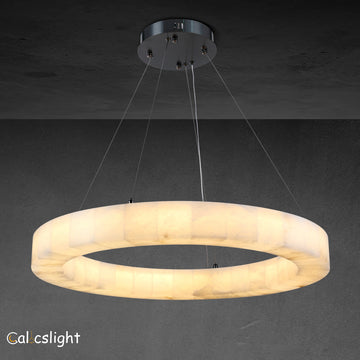 Raines Alabaster Round Chandelier 31"