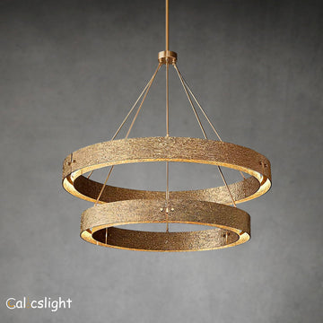 Veuvery Two-Tier Round Chandelier D 60"