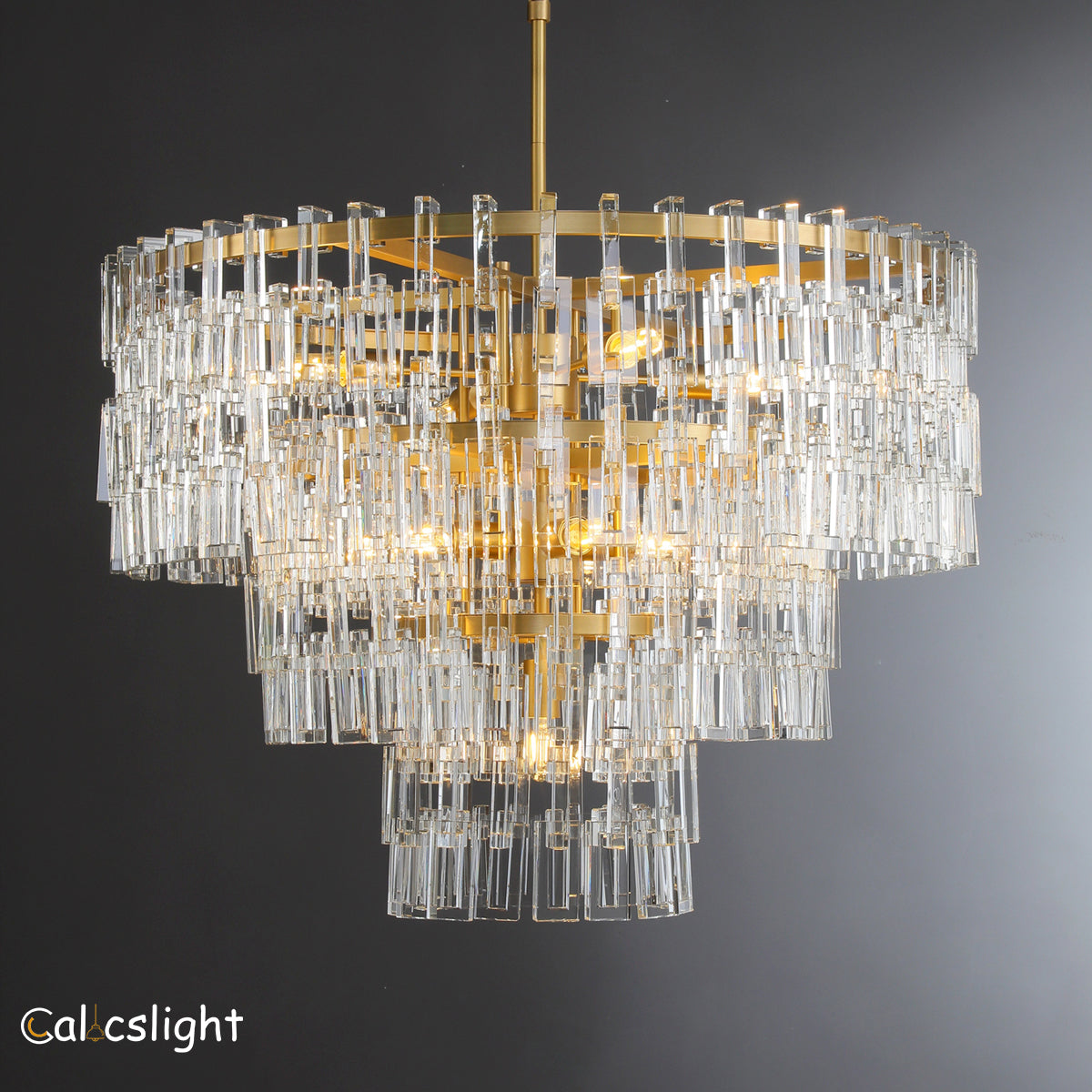 Marvella Tier K9 Crystal Round Chandelier  36"