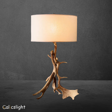 Natural Deer Antler Table Lamp