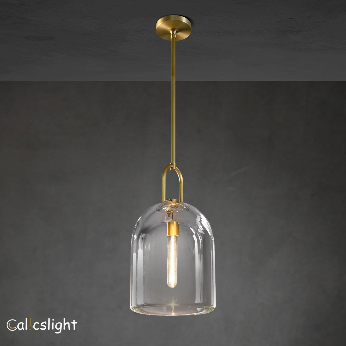 Botany Glass Cloche Pendant