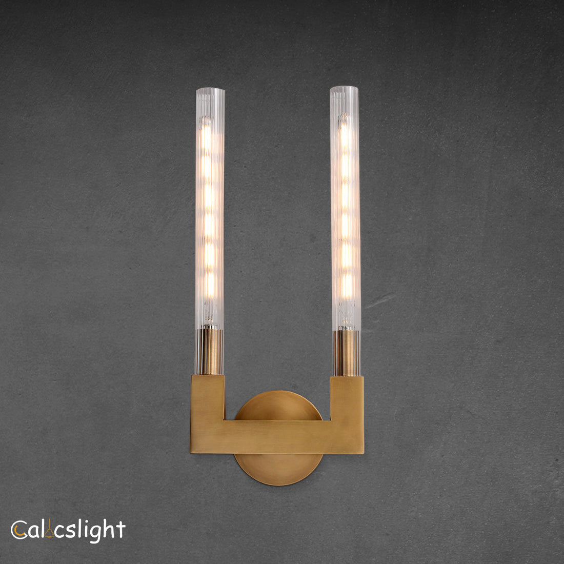 Candlestick Double Wall Sconce 18"H