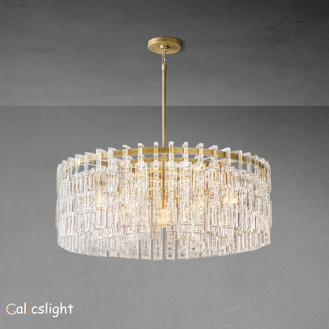 Marvella K9 Crystal Round Chandelier 36"