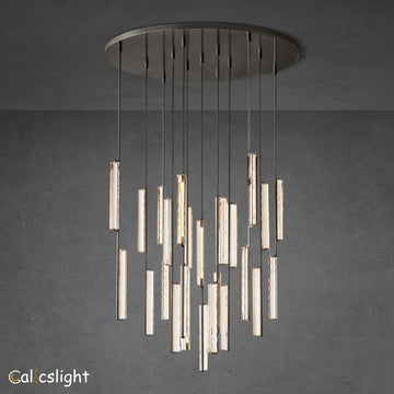 Aaron Crystal Round Chandelier 56"