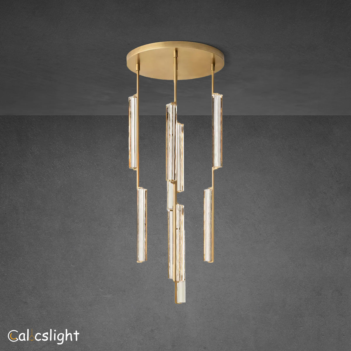Aaron Crystal Round Chandelier 24"