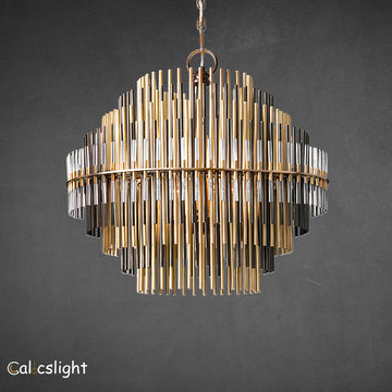 Emory Industrial Wind Round Chandelier 24" 32" 42"