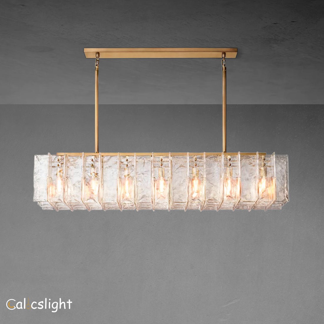 Ladika Linear Chandelier 67" 14-Lights