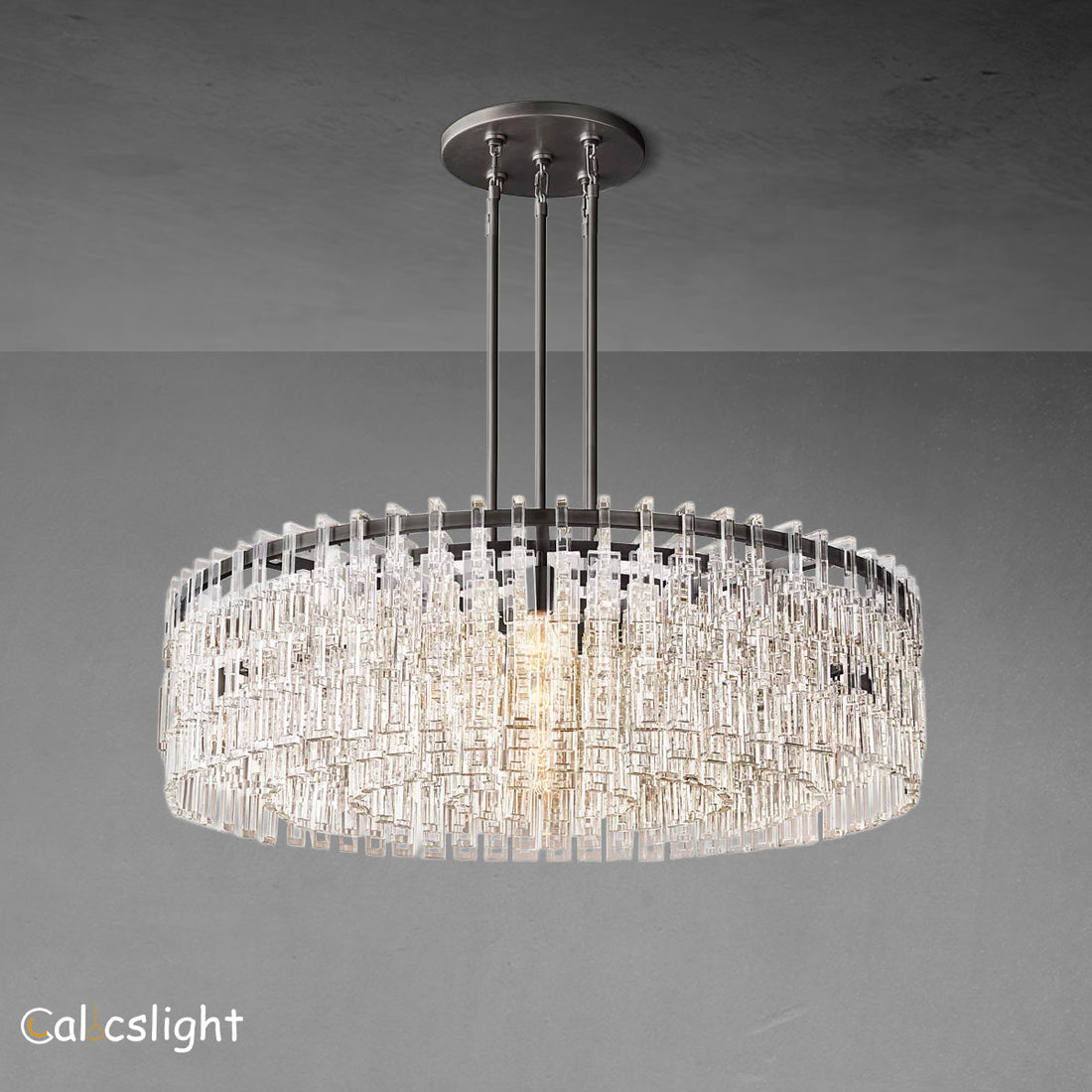 Marvella K9 Crystal Round Chandelier 48"