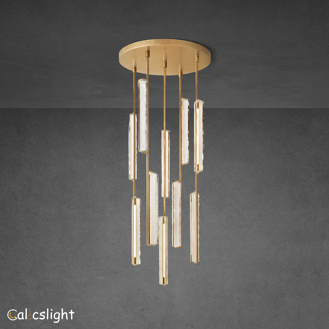 Aaron Crystal Round Chandelier 24"