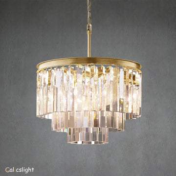 Reis Crystal Multi-Layer Round Chandelier 20" 32" 44"