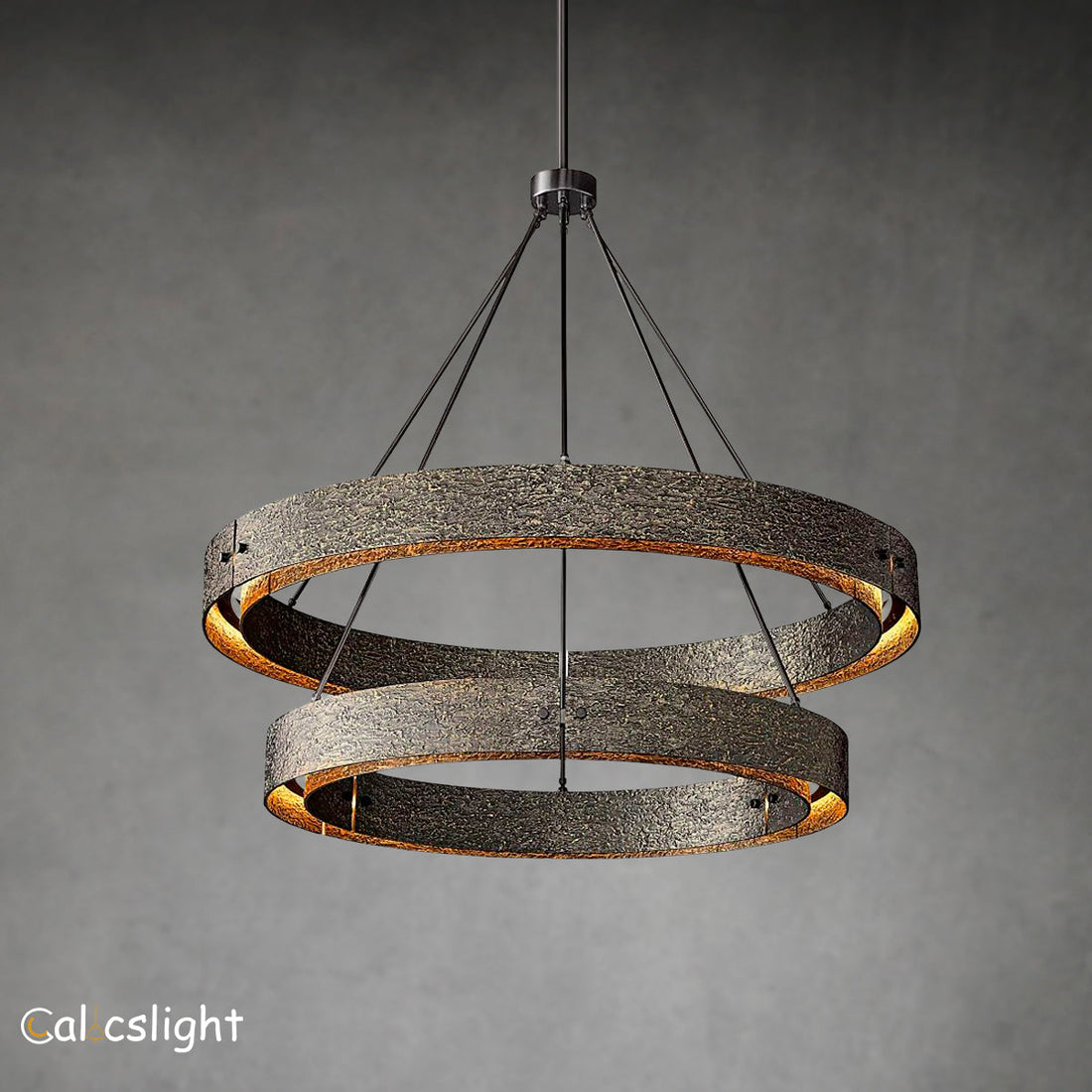 Veuvery Two-Tier Round Chandelier D 60"