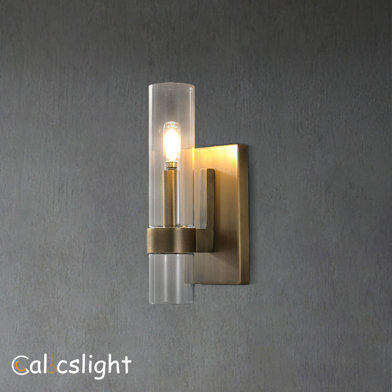 Ravelle Glass Wall Sconce 12"H