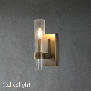 Ravelle Glass Wall Sconce 12"H