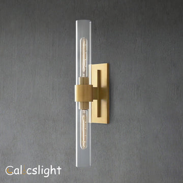 Ravelle Glass Linear Wall Sconce 23”H