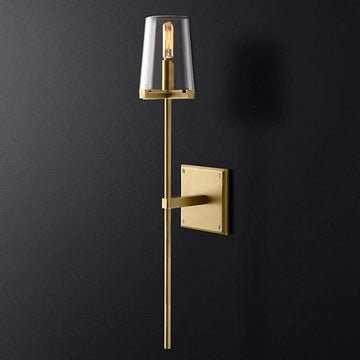 Pavence Clear Glass Linear Wall Sconce