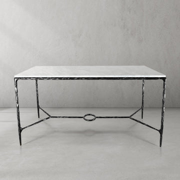 Thaddeus Rectangle Marble Desk