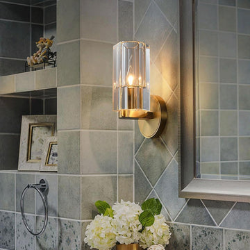Arclaire Crystal Wall Sconce  9"H