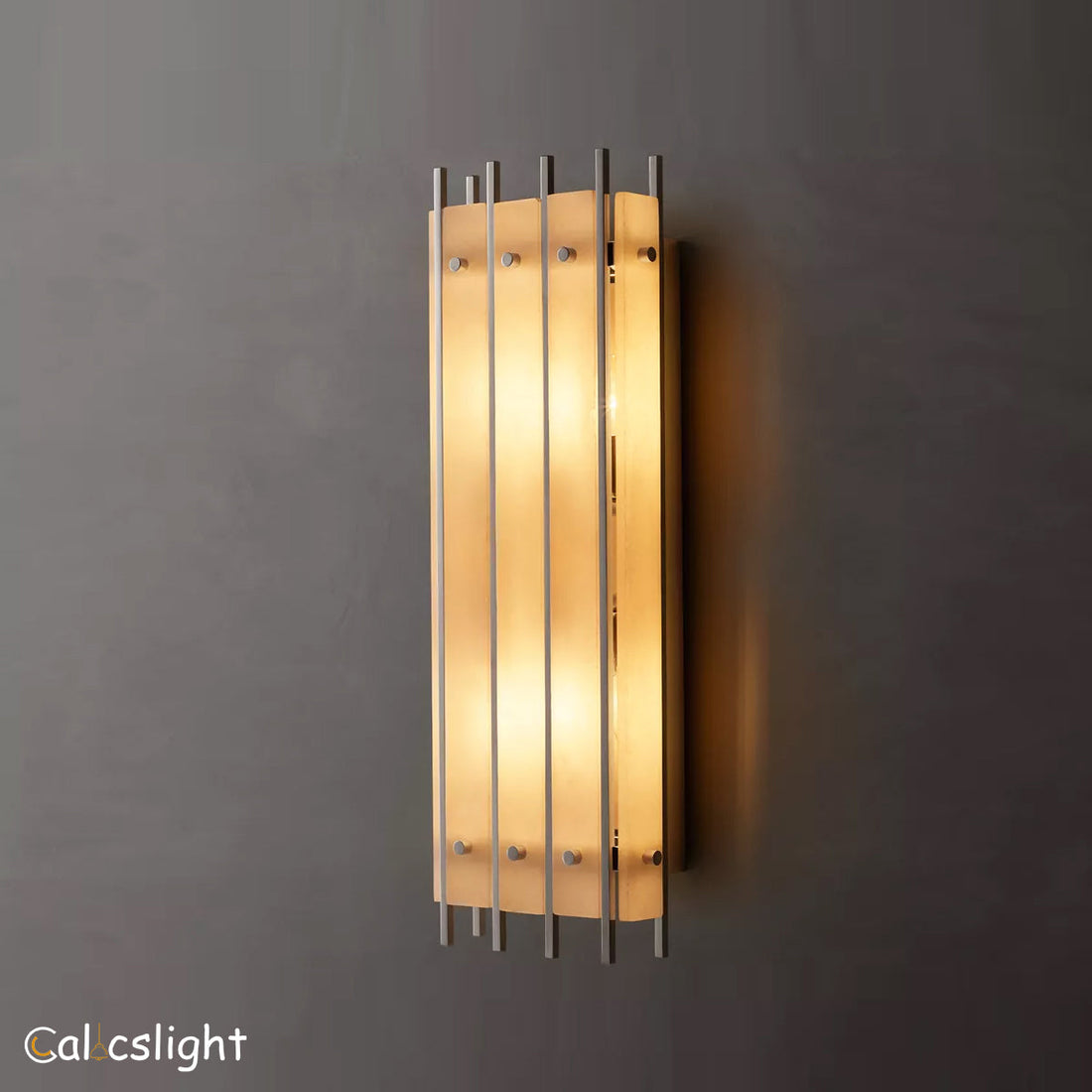 Marcus Alabaster Grand Rectangular Sconce