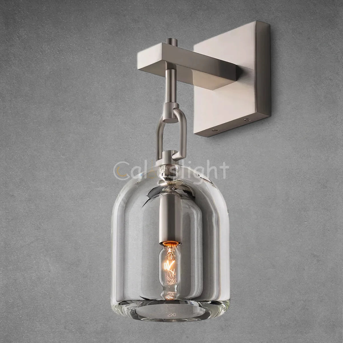 Botany Glass Cloche Sconce