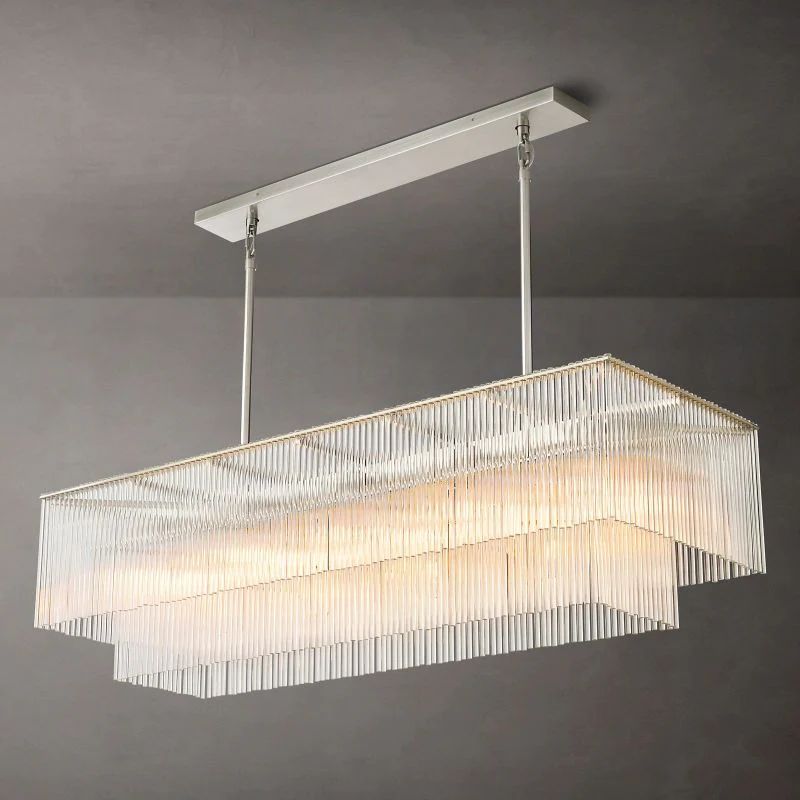 Scala Crystal Rectangular Chandelier 54"