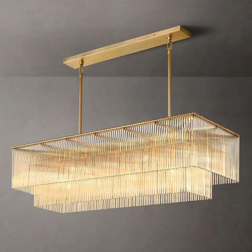 Scala Crystal Rectangular Chandelier 54"
