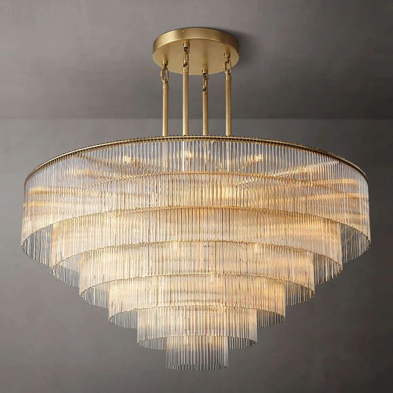 Scala Crystal Round Chandelier 60"