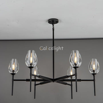 Tulip Round Chandelier 42"