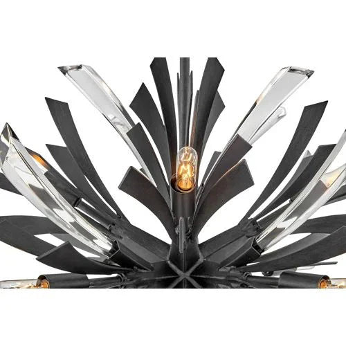 Bergamots Crystal Chandelier 22"D