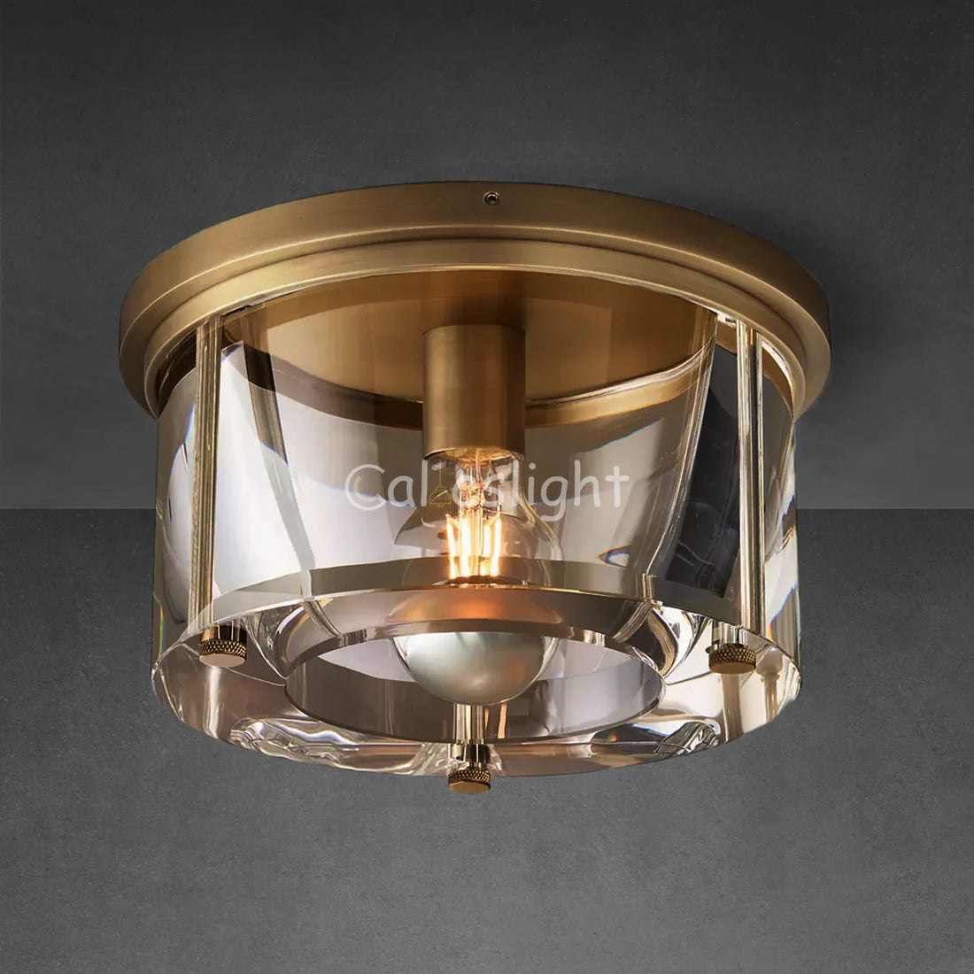 Savile Round Flushmount