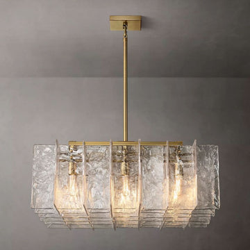 Ladika Square Chandelier 36" 9-Lights