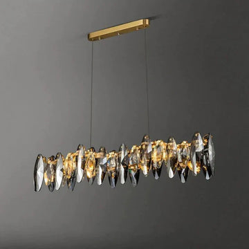 Serene Crystal Ring Chandelier 24"