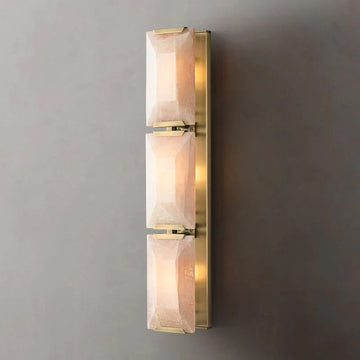 Holliy Calcite Triple Wall Sconce