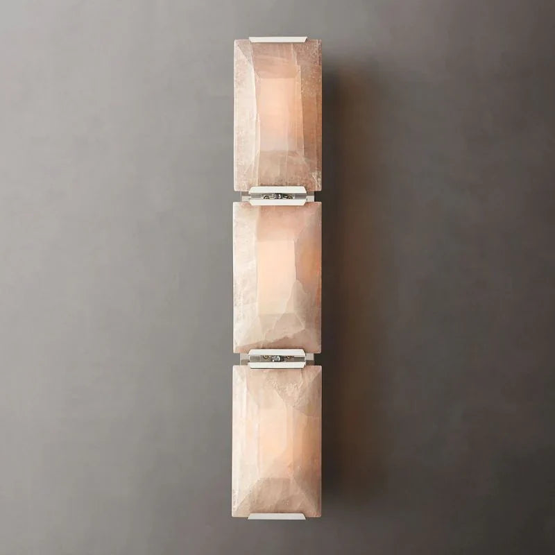 Holliy Calcite Triple Wall Sconce