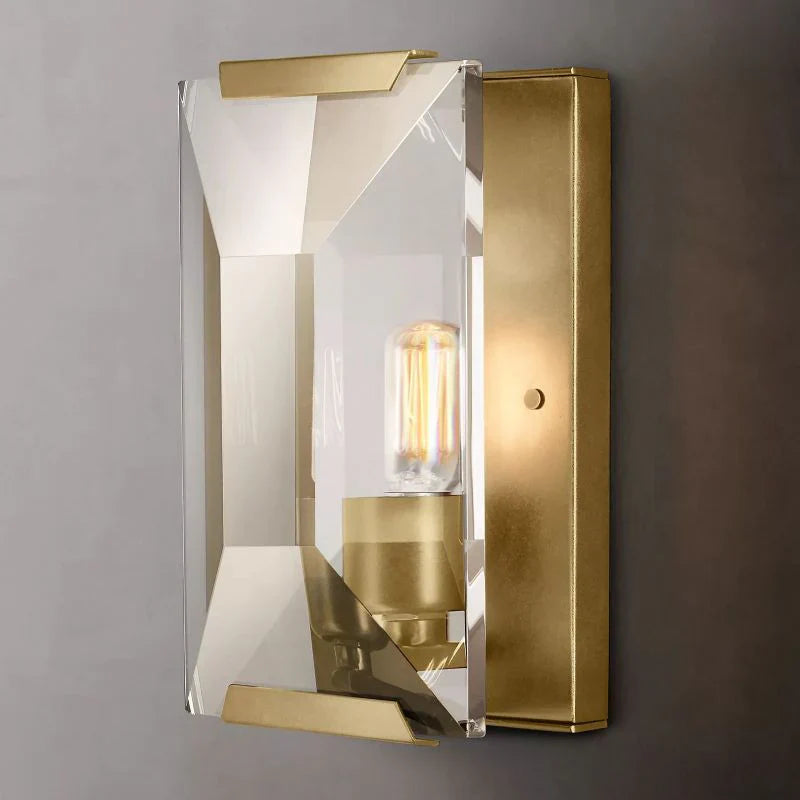 Holliy Multicurve Crystal Wall Sconce