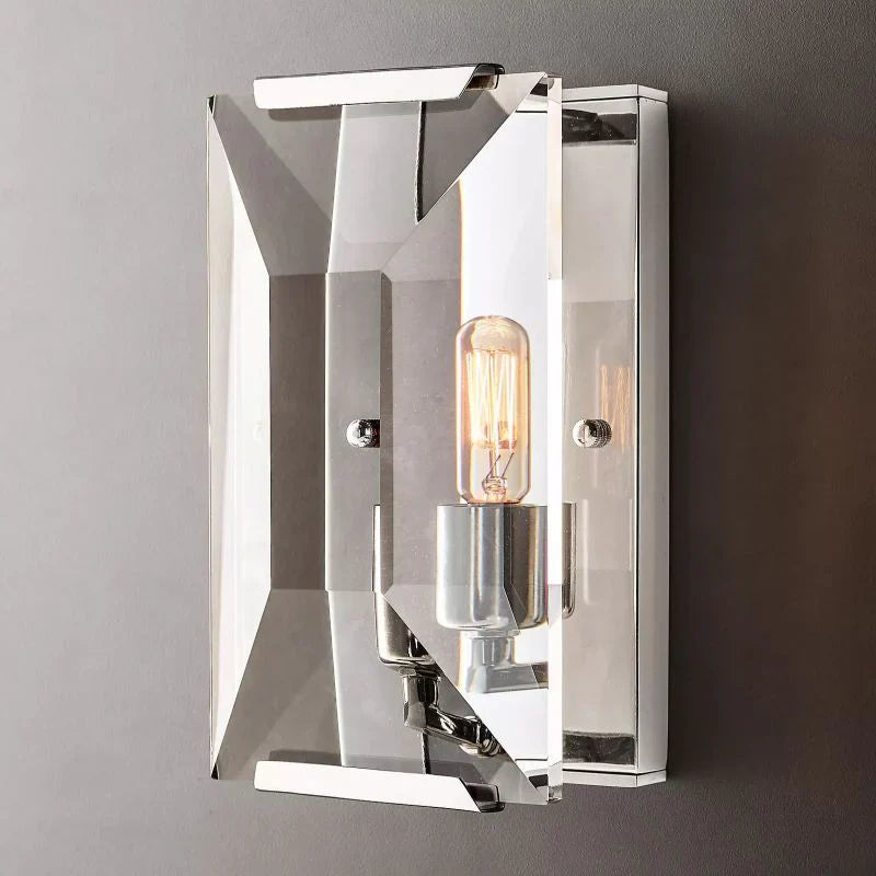 Holliy Multicurve Crystal Wall Sconce