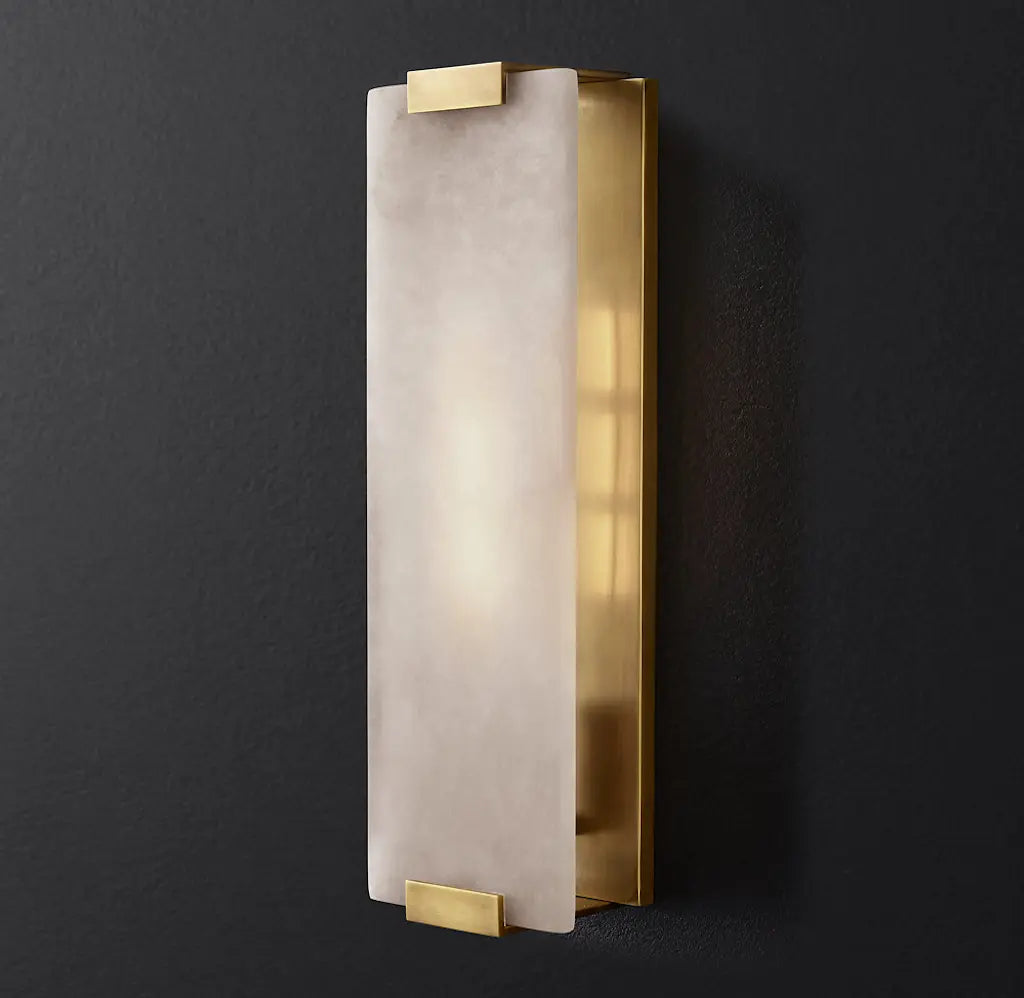 Raines Alabaster Grand Sconce