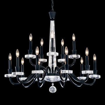 Traditional Crystal S9338 Amadeus 15-lt 38" Chandelier
