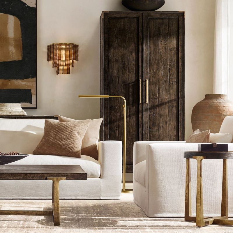 Sarella Clear Smoke Glass Wall Sconce