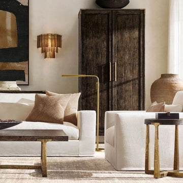 Sarella Clear Smoke Glass Wall Sconce