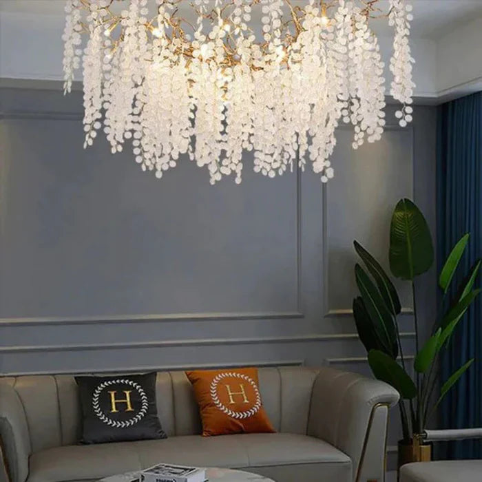 Luxury Spring Linear Branch Chandelier