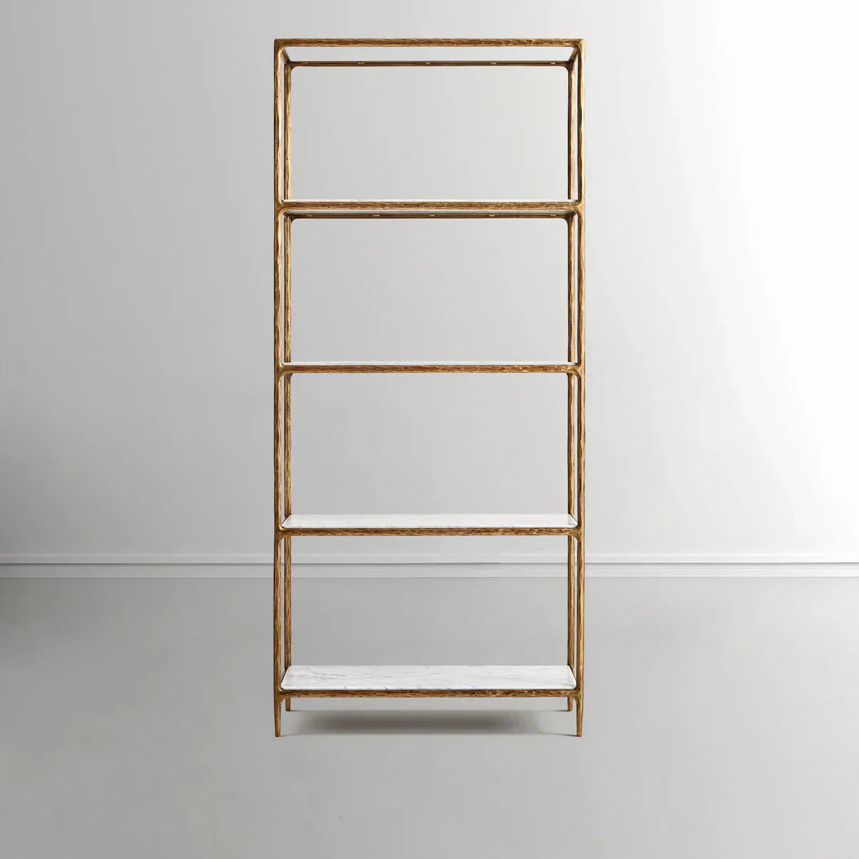 Thaddeus White Marble Shelving
