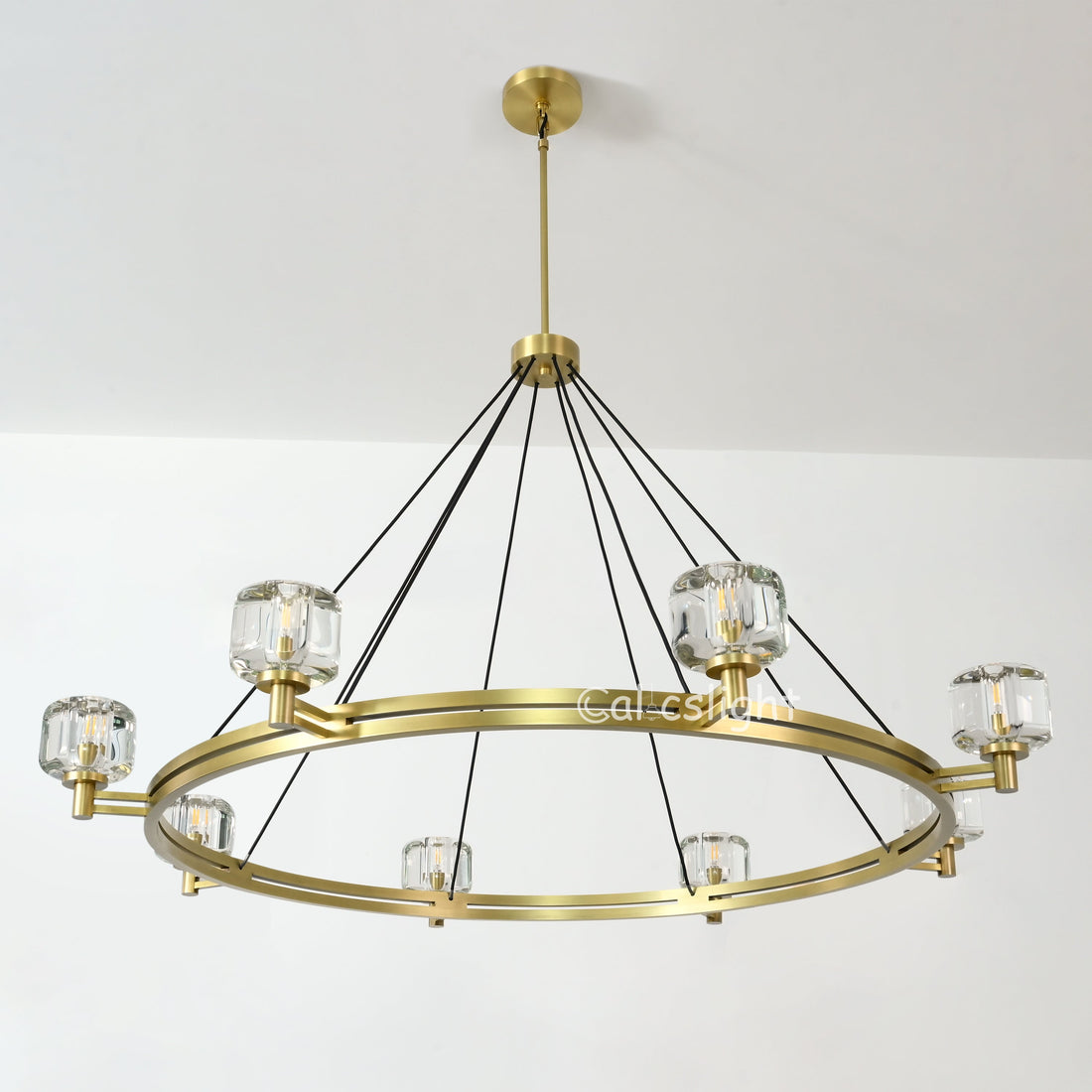 Durane Crystal Round Chandelier 60"