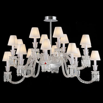 Bacara Luxury Ellipse Crystal Chandelier