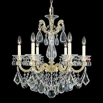 Traditional Crystal  5072 La Scala 6-lt 23" Chandelier